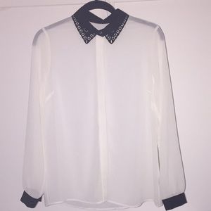 White Long Sleeve Blouse